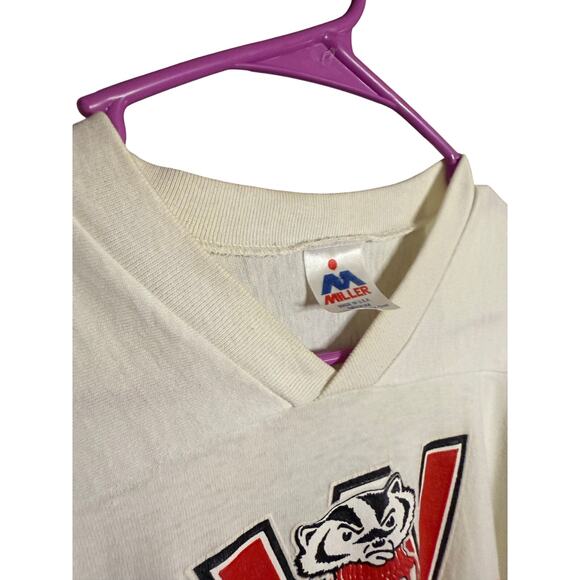 Vintage Wisconsin Badgers 3/4 Length Tee - Picture 4 of 5